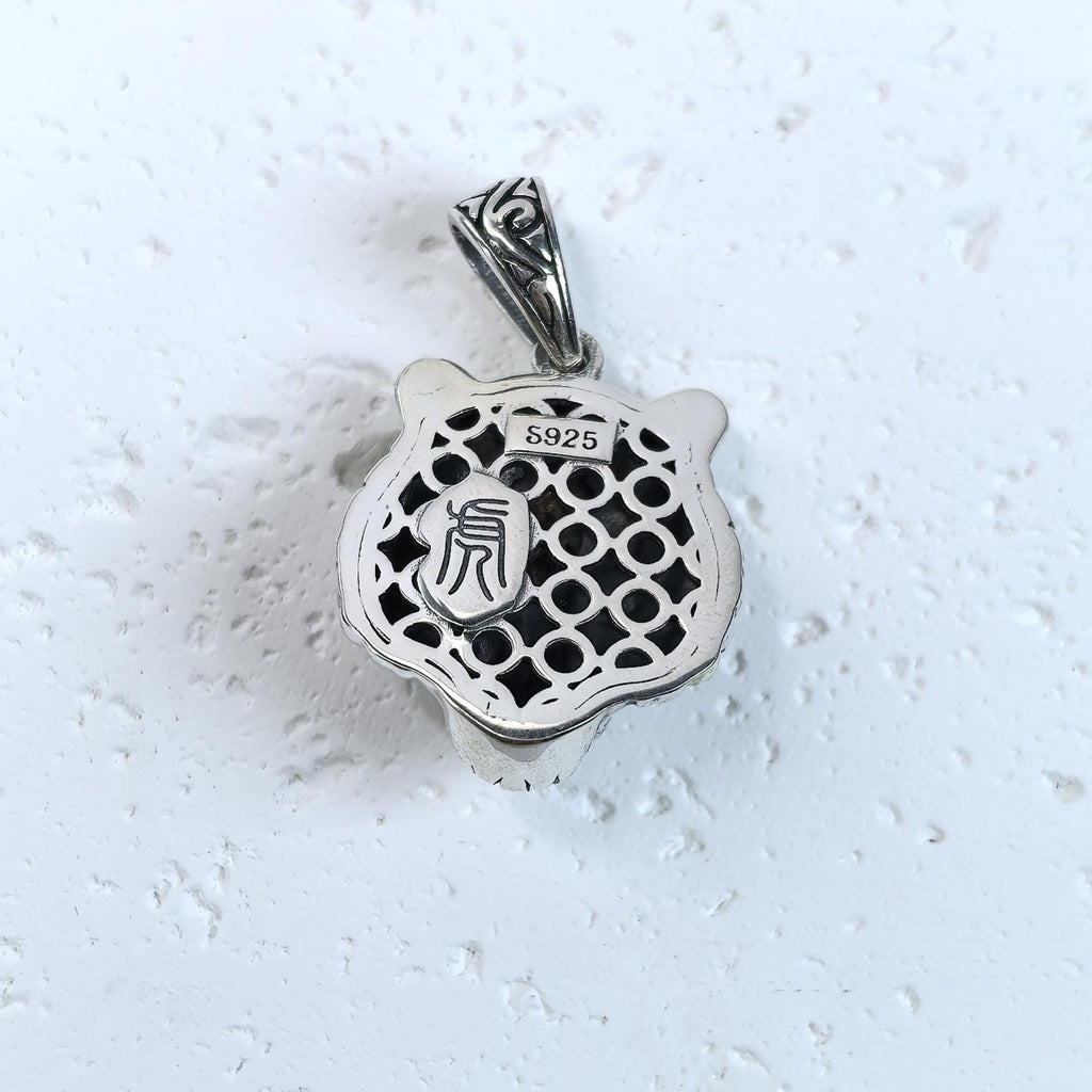 S925 Sterling Silver Tiger Head Pendant Necklace – Fierce Animal Jewelry Custom Engraved