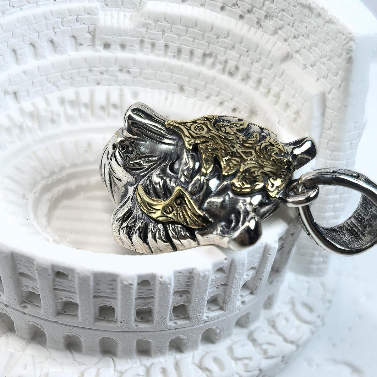 S925 Sterling Silver Tiger Head Pendant Necklace – Fierce Animal Jewelry Custom Engraved