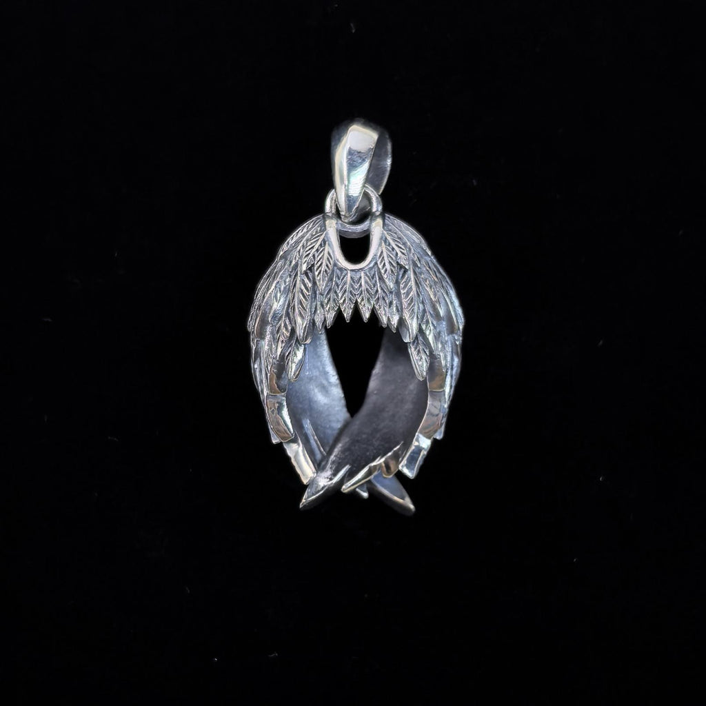 S925 Sterling Silver Feather Leaf Pendant Necklace – Vintage Style Boho Jewelry