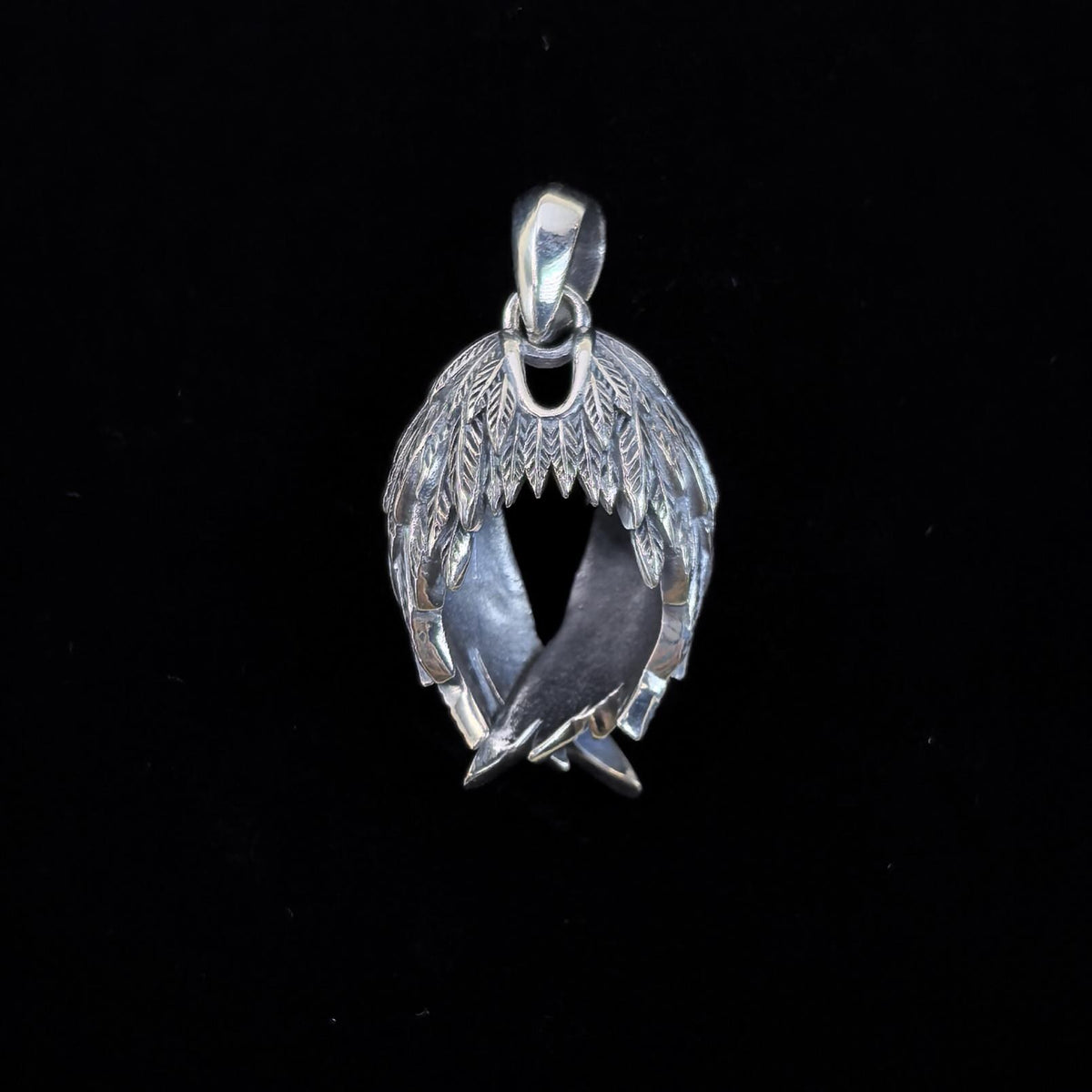 S925 Sterling Silver Feather Leaf Pendant Necklace – Vintage Style Boho Jewelry